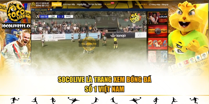 Socolive là trang xem bóng đá số 1 Việt Nam